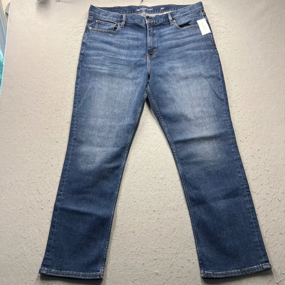 Banana Republic Legacy Slim Fit Jeans Mens 38x30 Medium Wash Denim 488643-00-1